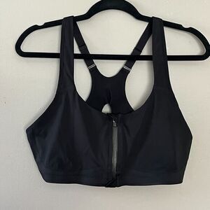 Athleta Empower II Daily Sports Bra Womens XL Black Gym Train Medium‎ Intensity